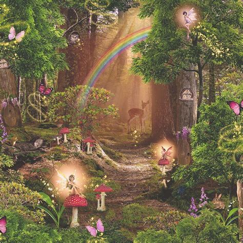 Fair princess magical garden